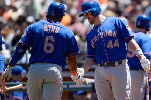 Former Mets Byrd and Buck