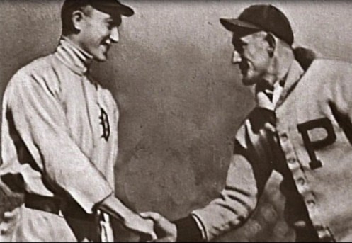 Ty Cobb and Honus Wagner