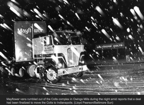 Colts leave town under cover of darkness