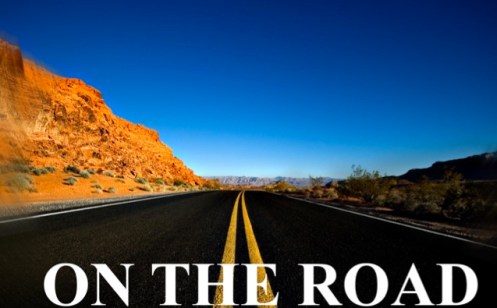 on the road