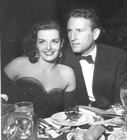 Bob Waterfield with Jane Russell
