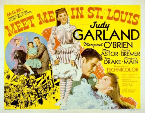 Meet Me in St. Louis movie poster. Lithograph, 1944. Missouri Historical Society, Photographs and Prints Collection. NS 21652. Scan © 2004, Missouri Historical Society.